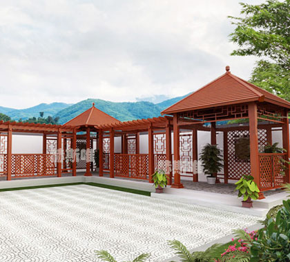 公園景觀長(zhǎng)廊